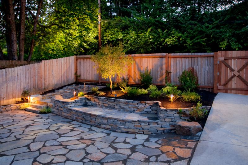 Stone Landscaping Installation